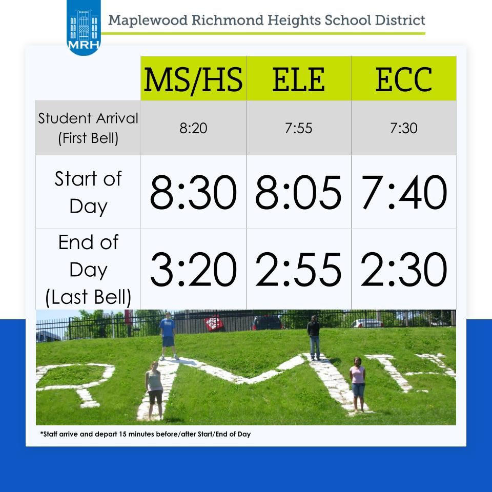 School Bell Times, 2023-2024 School Bell Times, 2023-2024